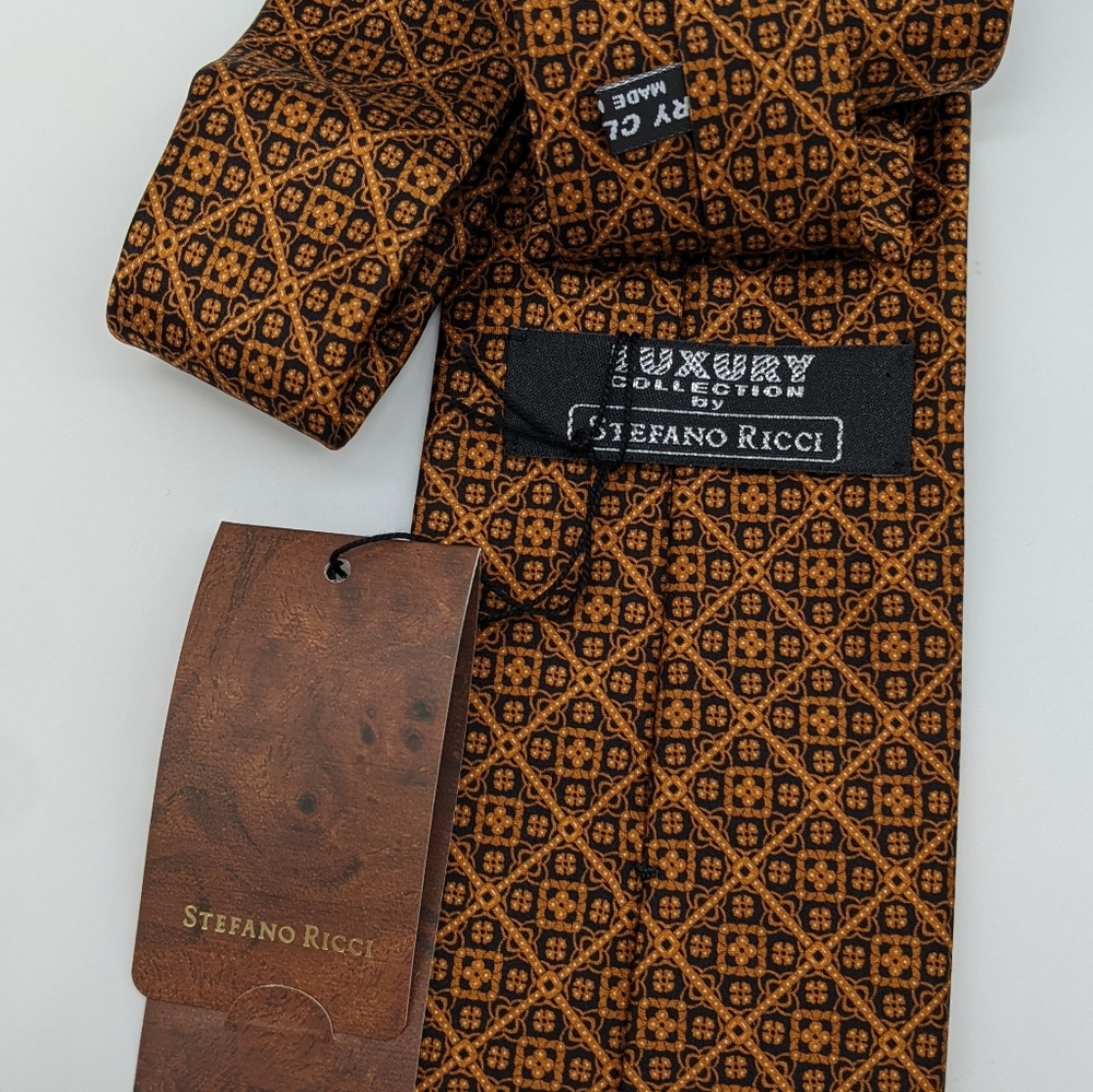 Stefano Ricci Tie New With Tags - Picture 3 of 3